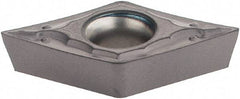 Iscar - DCMT3-0 PF Grade IC907 Carbide Turning Insert - 55° Diamond, 3/8" Inscr Circle, 5/32" Thick, 0.008" Corner Radius - Benchmark Tooling