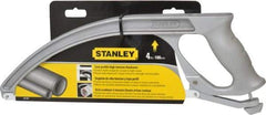 Stanley - 12" Hacksaw - 4" Throat Depth, Ergonomically Design D-Style Handle - Benchmark Tooling