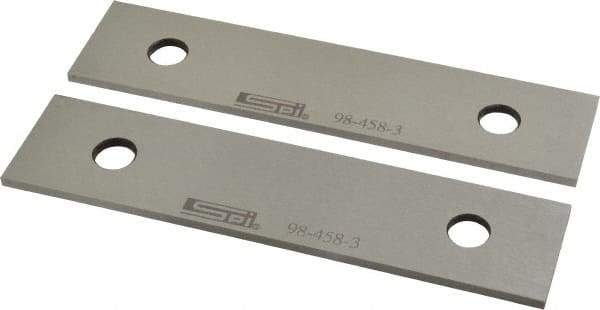 SPI - 6" Long x 1-3/8" High x 1/8" Thick, Steel Parallel - Sold as Matched Pair - Benchmark Tooling