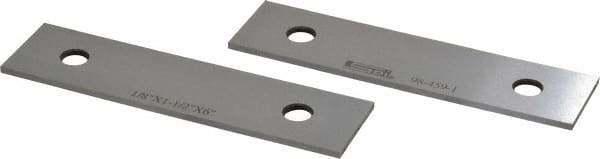 SPI - 6" Long x 1-1/2" High x 1/8" Thick, Steel Parallel - Sold as Matched Pair - Benchmark Tooling