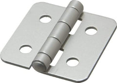 80/20 Inc. - 2" Long x 2" Wide x 0.078" Thick, Aluminum Door Hinge - Aluminum - Benchmark Tooling