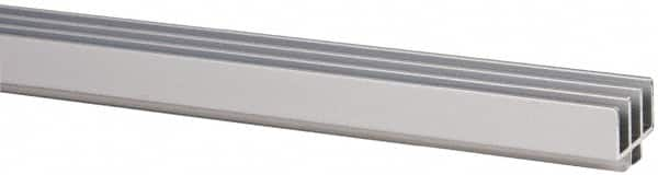 80/20 Inc. - 1 Panel, 0 to 48" Wide Door, Clear Anodized Aluminum Door Slide Track - 0.275" Door Thickness - Benchmark Tooling