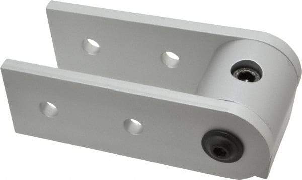 80/20 Inc. - 3" High, Open Shelving 90° 3" Arm Pivot - Aluminum, Use with Series 15 & Bolt Kit 3320 or 3325 - Benchmark Tooling