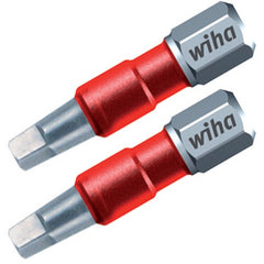 Terminator Impact Insert Bit Square #2 × 29mm (Pack of Ten, Price Per Pack) - Benchmark Tooling