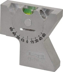 SPI - Machine Set-Up Gage Levels Minimum Adjustable Angle: 0.00 Maximum Adjustable Angle: 360.00 - Benchmark Tooling