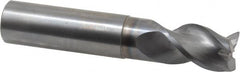 Niagara Cutter - 3/4", 3 Flute, Single End, Solid Carbide, 0.03" Corner Radius End Mill - 4" OAL, 40° Helix, Right Hand Flute, 1" LOC, Right Hand Cut, 1-7/8" Extended Reach - Benchmark Tooling