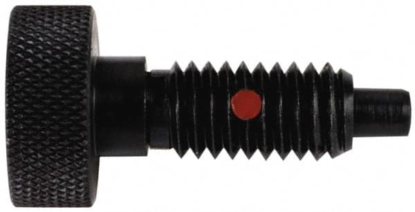 TE-CO - Knob-Handle Plungers Thread Size: 1/2-13 Thread Length (Decimal Inch): 0.8750 - Benchmark Tooling