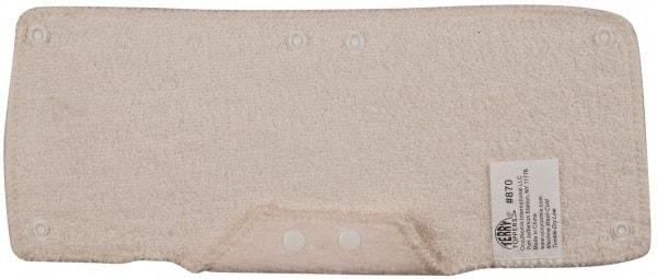 OccuNomix - Terry Cloth Hard Hat Sweat & Comfort Band - Snap-On Attachment, Beige, Compatible with All Hard Hats - Benchmark Tooling