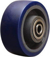 Hamilton - 6 Inch Diameter x 2-1/2 Inch Wide, Polyurethane on Cast Iron Caster Wheel - 1,300 Lb. Capacity, 3-1/2 Inch Hub Length, 3/4 Inch Axle Diameter, Sealed Precision Ball Bearing - Benchmark Tooling