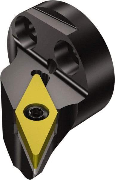 Sandvik Coromant - Right Hand Cut, Size 32, VBMT 160408 Insert Compatiblity, Internal Modular Turning & Profiling Cutting Unit Head - 22mm Ctr to Cutting Edge, 34mm Head Length, Through Coolant, Series CoroTurn 107 - Benchmark Tooling