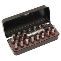 28PC SQ/TX/HEX IMPACT BIT SET - Benchmark Tooling