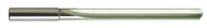 3.7mm Dia. - Carbide Straight Flute 7xD Drill-120° Point-Coolant-Bright - Benchmark Tooling