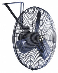 Airmaster - 30" Blade, 1/4 hp, 3,415, 5,300 & 7,185 CFM, Industrial Circulation Fan - Wall/Ceiling Mount, 115 Volts, 2 Speed - Benchmark Tooling