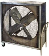 Airmaster - 30" Blade, Belt Drive, 1/2 hp, 7,360 CFM, Cabinet Fan Blower Fan - 115 Volts, 1 Speed, Single Phase - Benchmark Tooling