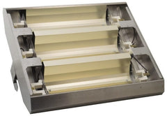 Fostoria - 24" Long x 21-1/2" Wide x 10-7/8" High, 240 Volt, Infrared Suspended Heater - Benchmark Tooling