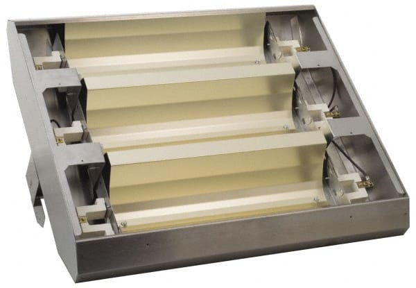 TPI - 24" Long x 21-1/2" Wide x 10-7/8" High, 240 Volt, Infrared Suspended Heater - Benchmark Tooling