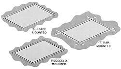 TPI - Heater Accessories Type: 2 x 4 ' Surface Mounting Frame - Benchmark Tooling