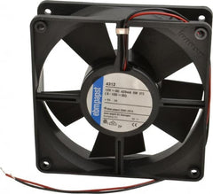 EBM Papst - 12 Volts, DC, 100 CFM, Square Tube Axial Fan - 0.42 Amp Rating, 119mm High x 119mm Wide x 1.26" Deep - Benchmark Tooling