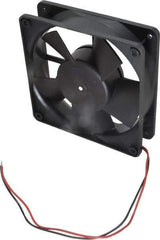 EBM Papst - 24 Volts, DC, 100 CFM, Square Tube Axial Fan - 0.21 Amp Rating, 119mm High x 119mm Wide x 1.26" Deep - Benchmark Tooling