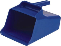 Remco - 128 oz Blue Polypropylene Flat Bottom Scoop - 8.7" Wide x 6.7" Deep Bowl, 11" OAL - Benchmark Tooling