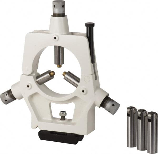 Clausing - Steady Lathe Rest - Compatible with Toolroom Lathes, 3/8 to 9" Workpiece Diam - Benchmark Tooling