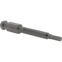 Apex - 3/16" Hex Bit - 7/16" Hex Drive, 3-1/2" OAL - Benchmark Tooling