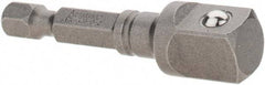 Apex - 3/8" Square Size Hex to Square Extension - 1/4" Hex Drive, 2" OAL - Benchmark Tooling