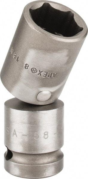 Apex - 1/2" Drive, Standard Hand Socket - 6 Points, 2-55/64" OAL - Benchmark Tooling