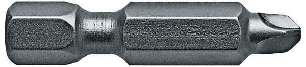 Apex - #1 Tri-Wing Bit - 1/4" Hex Drive, 1-1/4" OAL - Benchmark Tooling