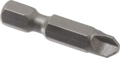 Apex - #4 Tri-Wing Bit - 1/4" Hex Drive, 1-1/4" OAL - Benchmark Tooling