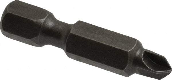 Apex - #1 Torq-Set Bit - 1/4" Hex Drive, 1-1/4" OAL - Benchmark Tooling