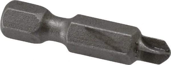 Apex - #3 Torq-Set Bit - 1/4" Hex Drive, 1-1/4" OAL - Benchmark Tooling