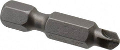 Apex - #4 Torq-Set Bit - 1/4" Hex Drive, 1-1/4" OAL - Benchmark Tooling