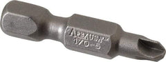 Apex - #5 Torq-Set Bit - 1/4" Hex Drive, 1-1/4" OAL - Benchmark Tooling