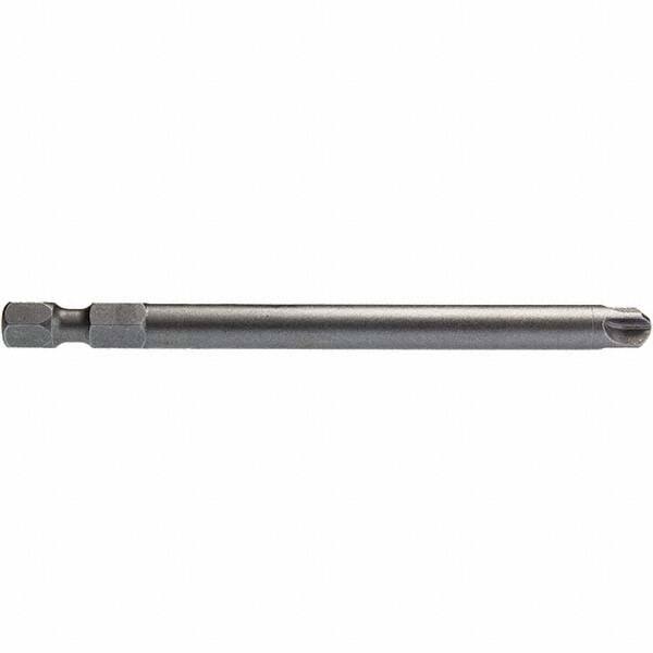 Apex - #10 Torq-Set Bit - 1/4" Hex Drive, 3-1/2" OAL - Benchmark Tooling