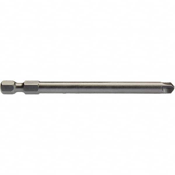 Apex - #8 Torq-Set Bit - 1/4" Hex Drive, 3-1/2" OAL - Benchmark Tooling