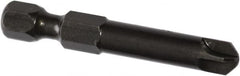 Apex - #8 Torq-Set Bit - 1/4" Hex Drive, 1-15/16" OAL - Benchmark Tooling