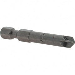 Apex - #8 Torq-Set Bit - 1/4" Hex Drive, 1-13/16" OAL - Benchmark Tooling