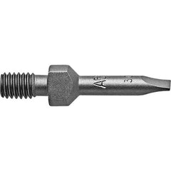 Apex - Power & Impact Screwdriver Bits & Holders; Bit Type: Slotted ; Hex Size (Inch): 1/4 ; Specialty Point Size: 10F-12R ; Overall Length Range: 1" - Exact Industrial Supply