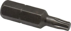 Apex - 5/16" Drive T25 Torx Screwdriver Bit - 1-1/4" OAL, Insert Bit - Benchmark Tooling