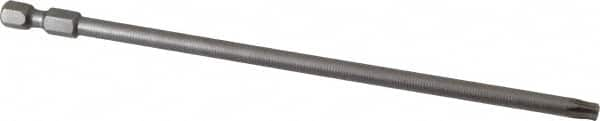 Apex - T25 Torx Bit - 1/4" Hex Drive, 6" OAL - Benchmark Tooling