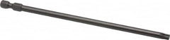 Apex - T27 Torx Bit - 1/4" Hex Drive, 6" OAL - Benchmark Tooling