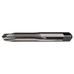 M7x1.0 2 Flute D5 HSS Standard Plug Chamfer Spiral Point Tap- Bright - Exact Industrial Supply