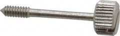 Electro Hardware - Slotted Drive #4-40 UNC 29/32" Length Under Head Captive Screw - 18-8 Stainless Steel, 5/16" Head Diam, 3/16" Head Height, Uncoated - Benchmark Tooling