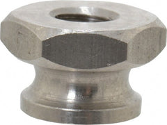 Electro Hardware - 1/4-20" UNC Thread, Uncoated, Grade 303 Stainless Steel Hex Thumb Nut - Benchmark Tooling