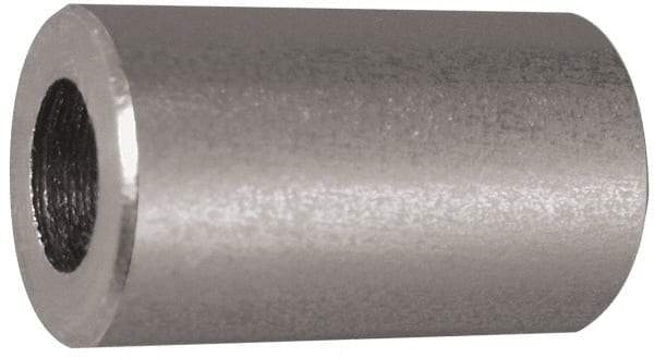 Electro Hardware - 4.2 to 4.8mm ID x 6mm OD, M4 Screw, Grade 303 Stainless Steel Female Unthreaded Circuit Board Spacer - Round Body, Uncoated, 21mm OAL - Benchmark Tooling
