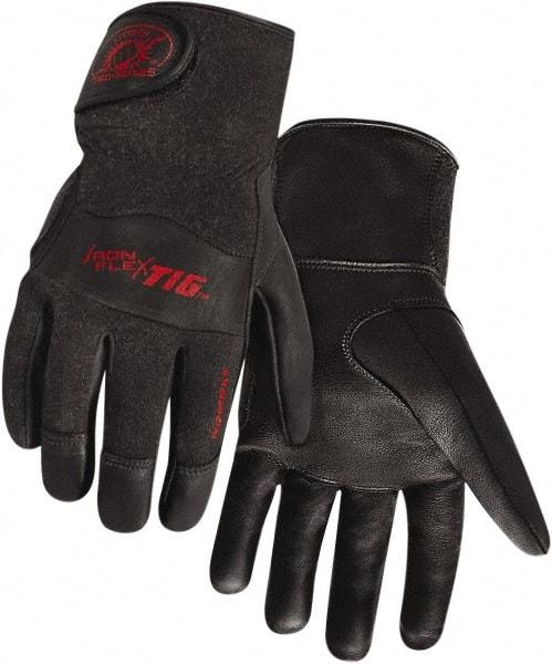 Steiner - Size XL Unlined Kidskin Welding Glove - 10" OAL, Hook & Loop Cuff, For TIG - Benchmark Tooling