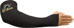 Steiner - Size Universal, Black Carbon Fiber Knit Welding Sleeve - 18" Long Sleeve, Made with Thumb Hole - Benchmark Tooling