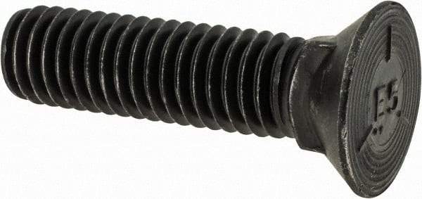 Value Collection - 7/16-14 UNC, 1-3/4" OAL, Steel Plow Bolt - Uncoated, Grade 5 - Benchmark Tooling
