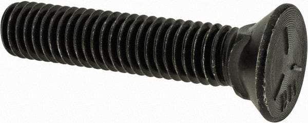 Value Collection - 7/16-14 UNC, 2-1/4" OAL, Steel Plow Bolt - Uncoated, Grade 5 - Benchmark Tooling